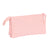 Estuche Escolar Munich Makeup Rosa (22 x 12 x 3 cm)