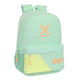 Mochila Escolar Munich Sunset Verde Amarillo (30 x 46 x 14 cm)