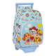 Mochila Escolar con Ruedas The Paw Patrol Sunshine Azul (26 x 34 x 11 cm)