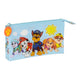 Estuche Escolar The Paw Patrol Sunshine Azul (22 x 12 x 3 cm)