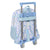 Mochila Escolar Frozen Memories Azul Blanco (28 x 34 x 10 cm)