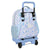 Mochila Escolar Frozen Memories Azul Blanco (33 x 45 x 22 cm)