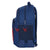 Mochila Escolar Safta University Rojo Azul marino (32 x 42 x 15 cm)