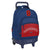 Mochila Escolar con Ruedas Safta University Rojo Azul marino (33 x 45 x 22 cm)