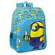 Mochila Escolar Minions Minionstatic Azul (33 x 42 x 14 cm)