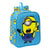 Mochila Escolar Minions Minionstatic Azul (22 x 27 x 10 cm)