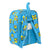 Mochila Escolar Minions Minionstatic Azul (22 x 27 x 10 cm)