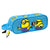 Estuche Escolar Minions Minionstatic Azul (21 x 8 x 6 cm)