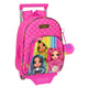 Mochila Escolar con Ruedas Rainbow High Fucsia (28 x 34 x 10 cm)