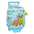 Mochila Escolar 3D con Ruedas Spongebob Stay positive Azul Blanco (26 x 34 x 11 cm)