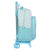 Mochila Escolar con Ruedas BlackFit8 Keep Growing Azul claro (32 x 42 x 15 cm)