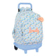 Mochila Escolar con Ruedas Moos Lovely Azul claro (33 x 45 x 22 cm)