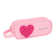 Estuche Escolar Safta Love Yourself Rosa (21 x 8 x 6 cm)