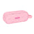 Estuche Escolar Safta Love Yourself Rosa (21 x 8 x 6 cm)