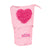 Estuche Cubilete Safta Love Yourself Rosa (8 x 19 x 6 cm)