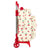 Mochila Escolar con Ruedas Safta Cherry Beige (32 x 42 x 15 cm)