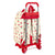 Mochila Escolar con Ruedas Safta Cherry Beige (32 x 42 x 15 cm)