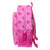 Mochila Escolar Lady Bug Fucsia (26 x 34 x 11 cm)