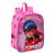 Mochila Escolar Lady Bug Fucsia (22 x 27 x 10 cm)