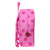 Mochila Escolar Lady Bug Fucsia (22 x 27 x 10 cm)