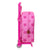 Mochila Escolar con Ruedas Lady Bug Fucsia (22 x 28 x 10 cm)