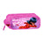 Estuche Escolar Lady Bug Fucsia (21 x 8 x 6 cm)