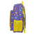 Mochila Escolar SuperThings Guardians of Kazoom Morado Amarillo (27 x 33 x 10 cm)