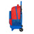 Mochila Escolar con Ruedas Super Mario Rojo Azul (33 x 45 x 22 cm)