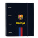 Carpeta de anillas F.C. Barcelona Granate Azul marino (27 x 32 x 3.5 cm)