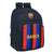 Mochila Escolar F.C. Barcelona Granate Azul marino (32 x 42 x 15 cm)