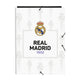 Carpeta Real Madrid C.F. Negro Blanco A4 (26 x 33.5 x 2.5 cm)