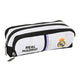 Estuche Escolar Real Madrid C.F. Negro Blanco (21 x 8 x 8 cm)