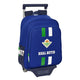 Mochila Escolar con Ruedas Real Betis Balompié Azul (28 x 34 x 10 cm)