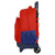 Mochila Escolar con Ruedas Atlético Madrid Rojo Azul marino (33 x 45 x 22 cm)