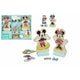 Juego Educativo Mickey & Minnie Madera Magnético Ropa 54 Piezas