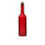 Botella LED Cosmo Cristal Roja