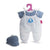 Ropa para muñecas Berjuan Sanibaby Azul Antibacteriano (28 cm)