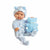 Muñeca bebé Berjuan Baby Smile  498-21 Azul