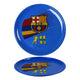 Plato F.C. Barcelona Azul (2 Pcs) 111340