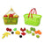 Cesta con Frutas Verde (27 Pcs)