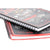 Libreta de Anillas DKD Home Decor Negro Rojo (2 pcs) (16 x 21.5 x 21.5 cm)