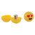 Sacapuntas DKD Home Decor Emoji Amarillo Metal PS (4 pcs)