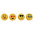 Sacapuntas DKD Home Decor Emoji Amarillo Metal PS (4 pcs)