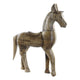 Figura Decorativa Dekodonia Madera Metal Caballo (37 x 9 x 46 cm)