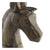 Figura Decorativa Dekodonia Madera Metal Caballo (37 x 9 x 46 cm)