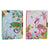 Diario con Accesorios DKD Home Decor Azul Rosa (13.5 x 1 x 18 cm) (23 x 5.4 x 18.5 cm)