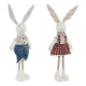 Figura Decorativa Dekodonia Poliéster Conejo (28 x 5 x 14 cm) (2 pcs)