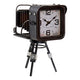 Reloj de Mesa DKD Home Decor Metal Vintage (17 x 26 x 32 cm)