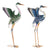 Figura Decorativa Dekodonia Pájaro Metal (2 pcs) (36 x 44 x 92 cm)