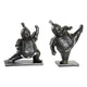 Figura Decorativa Dekodonia Plateado Resina (2 pcs)